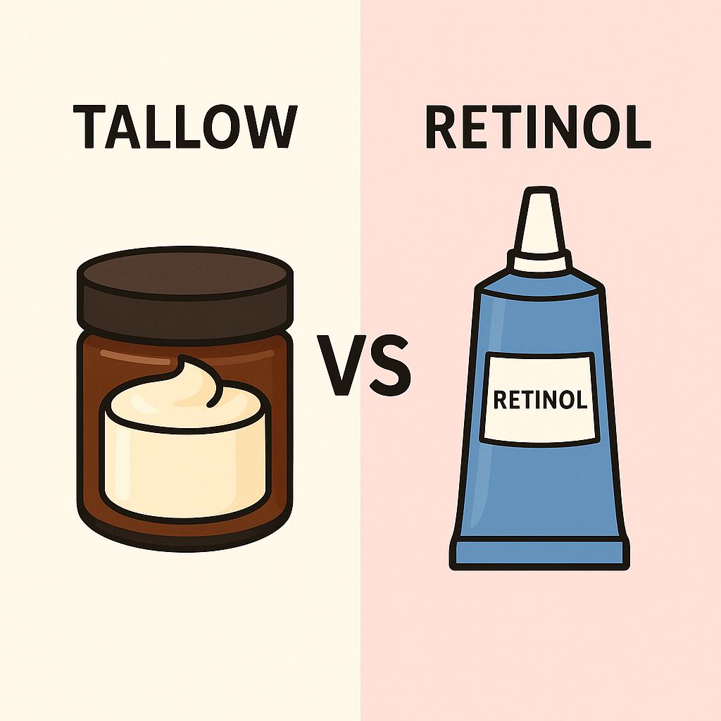 tallow balm for skin vs retinol